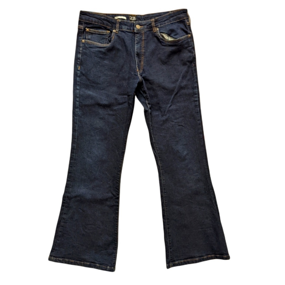 LCJ Denim SUPER Flare Dark Indigo Bell Bottom Jeans